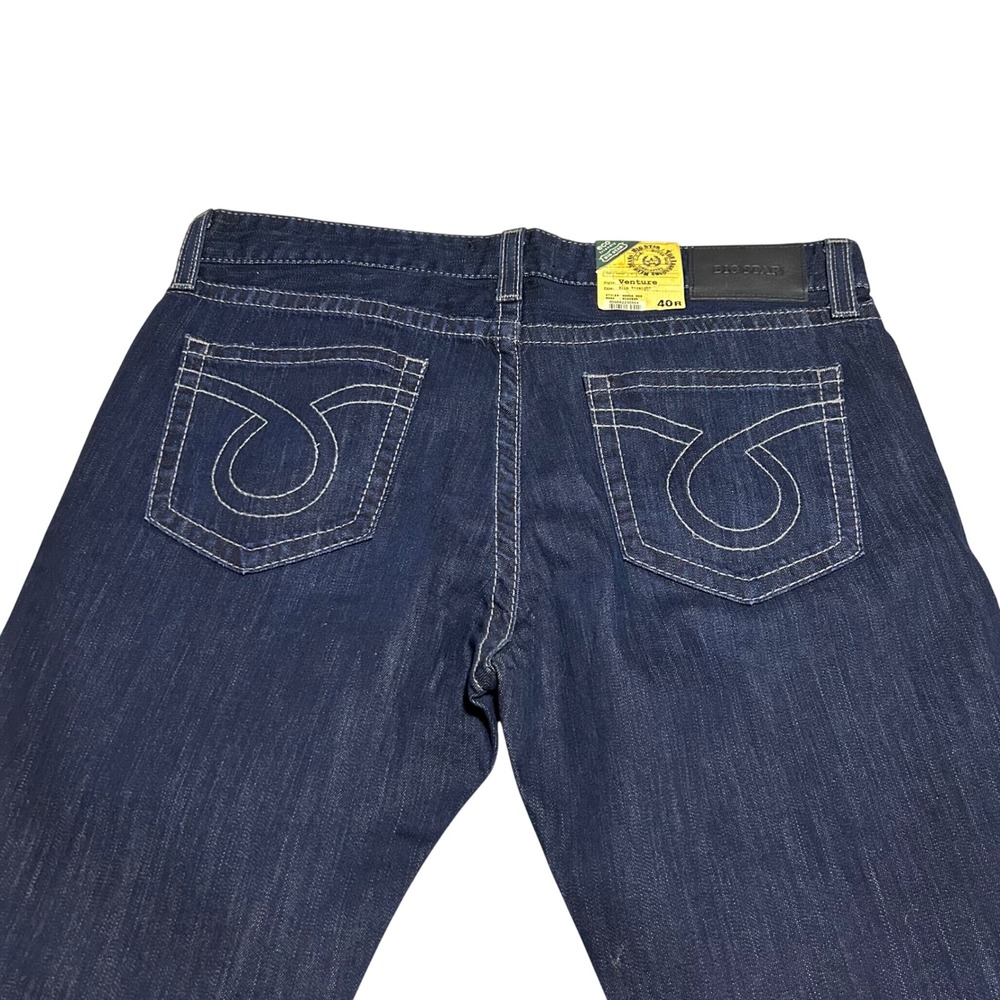 NWT Big Star Venture Jeans Mens 40R 32 Inseam Windsor Wash Slim Straight